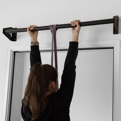Fixation murale de la barre ApexPro, vue rapprochée