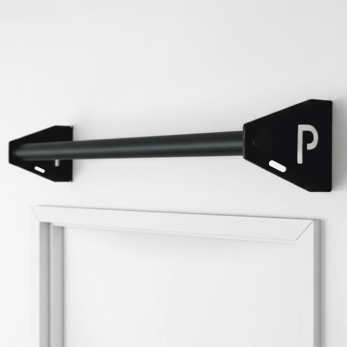 Barre de traction ApexPro noire en acier, tube 34 mm