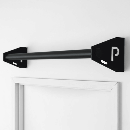 Barre de traction ApexPro noire en acier, tube 34 mm