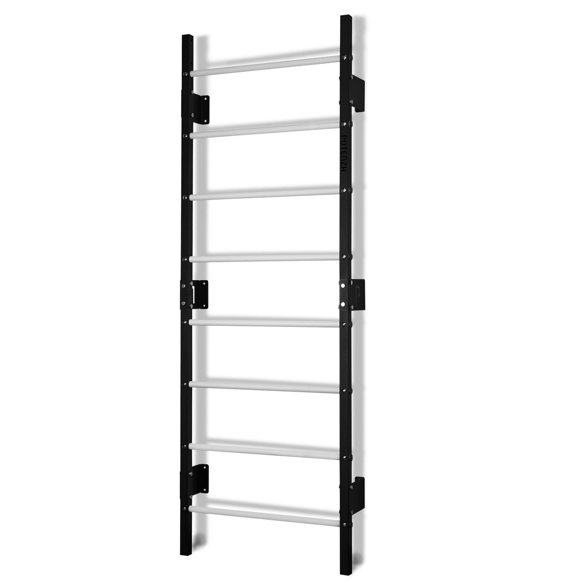 Espalier suédois mural noir et blanc 230 cm en acier
