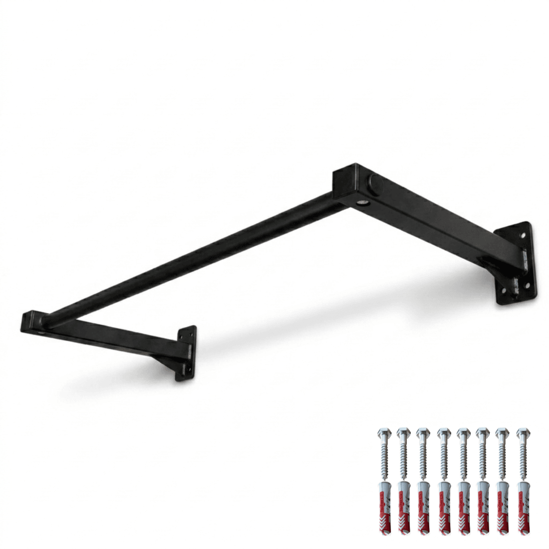 Barre de traction ULTRA noire livrée avec ses chevilles Fischer