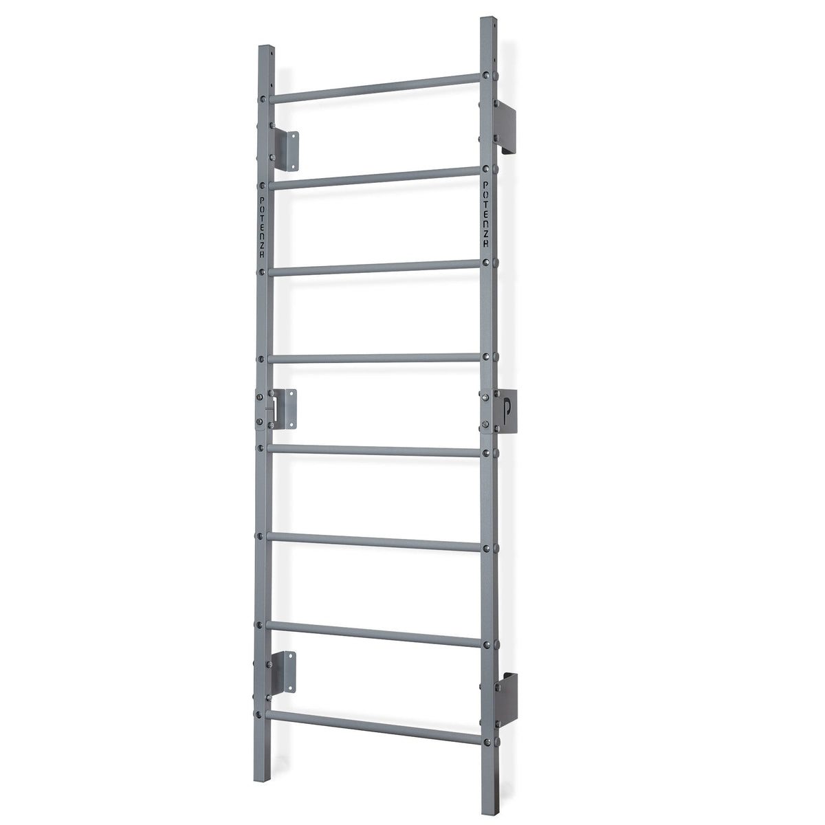 Espalier suédois étroit gris 230 x 66 cm en acier