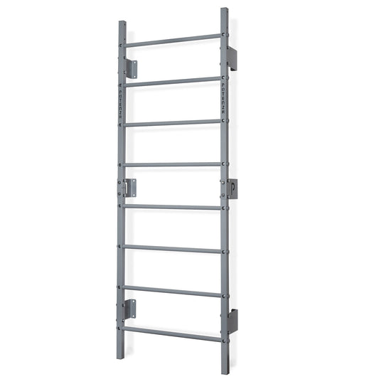Espalier suédois étroit gris 230 x 66 cm en acier